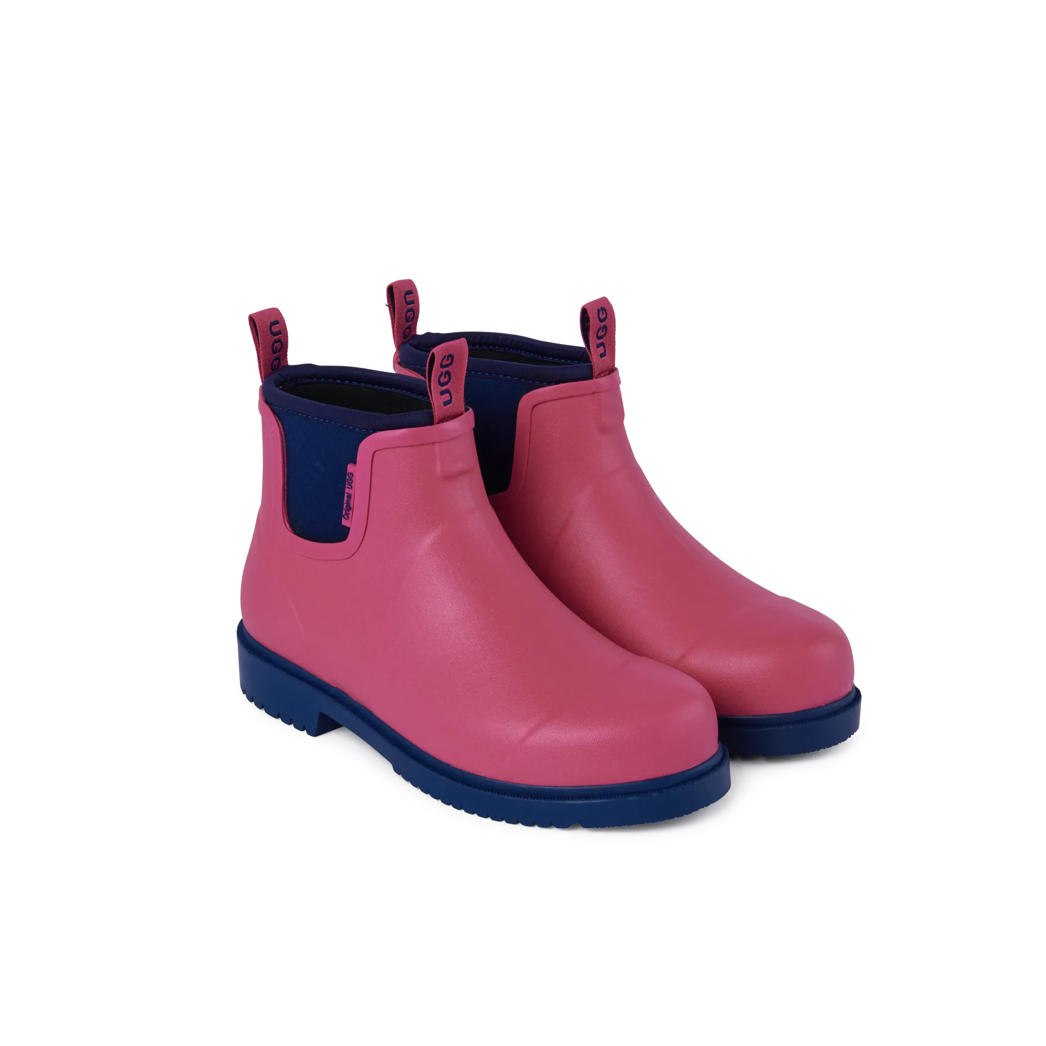 Pettie Gumboot Pink & Navy