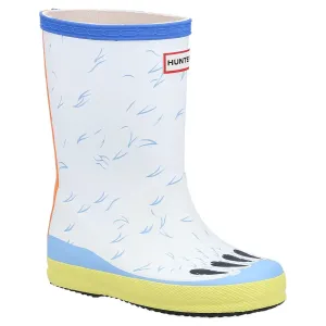 Polar Bear Children's Wellington Boots - White by Hunter