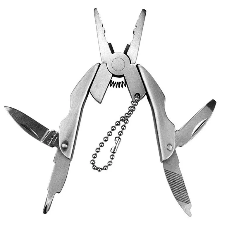 Portable Multifunction Folding Plier Stainless Steel