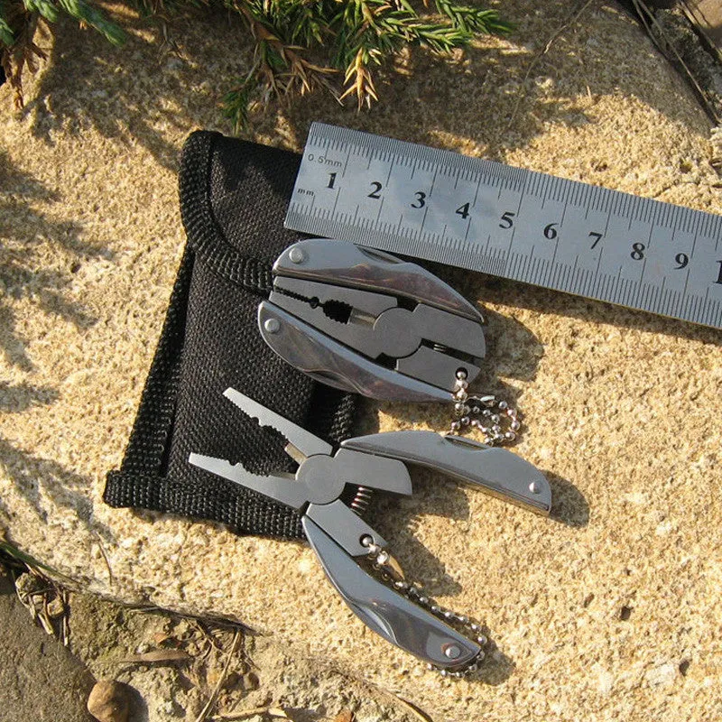 Portable Multifunction Folding Plier Stainless Steel