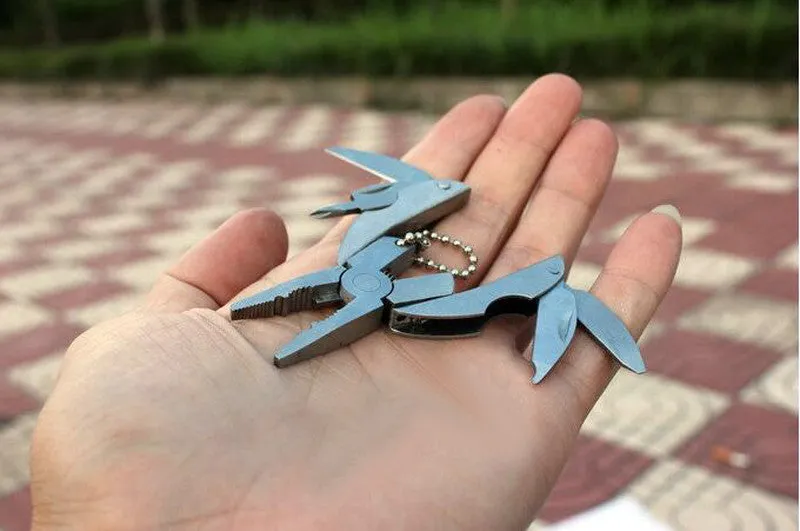 Portable Multifunction Folding Plier Stainless Steel