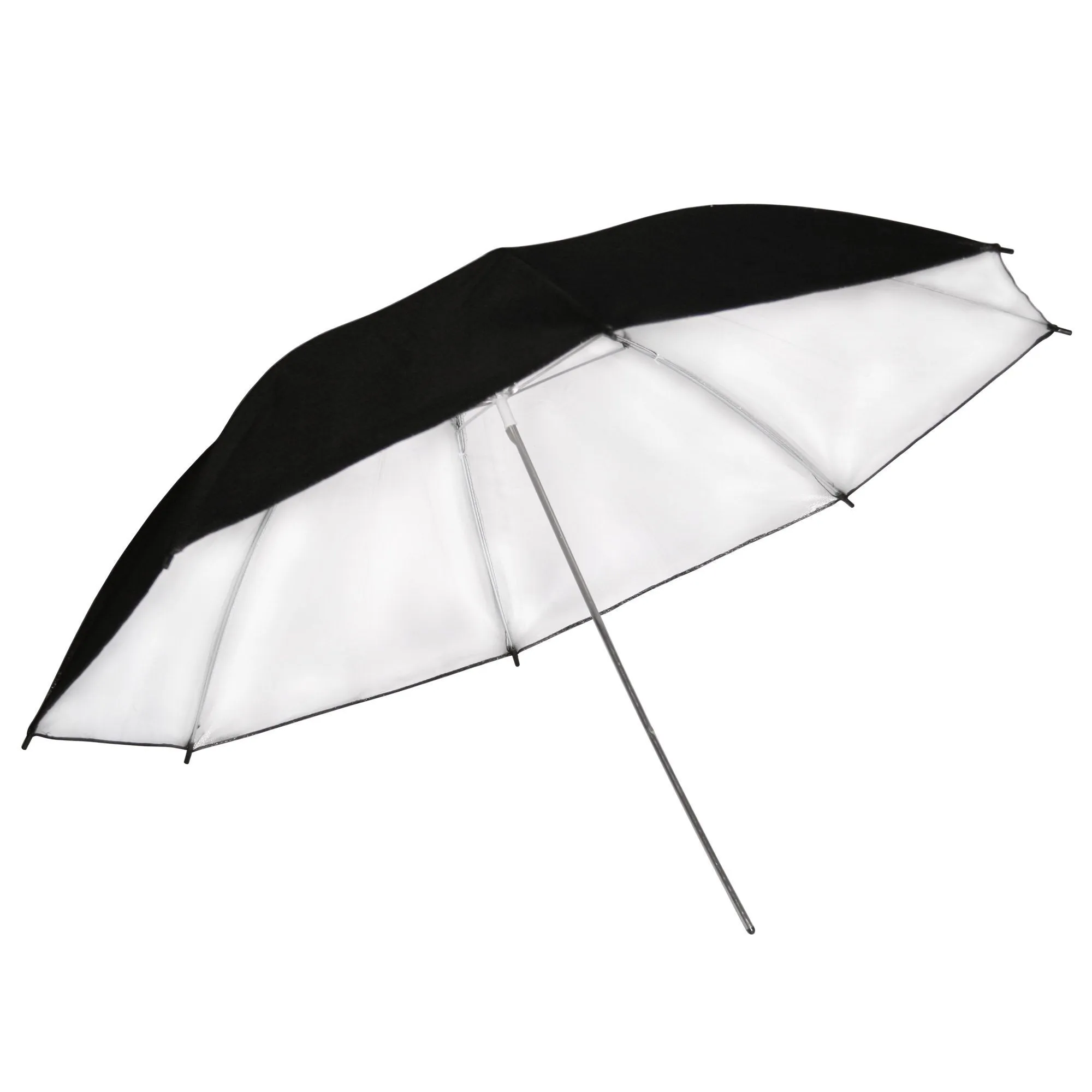 Spectrum Large Black/Silver Reflector Umbrella (40"/101cm)