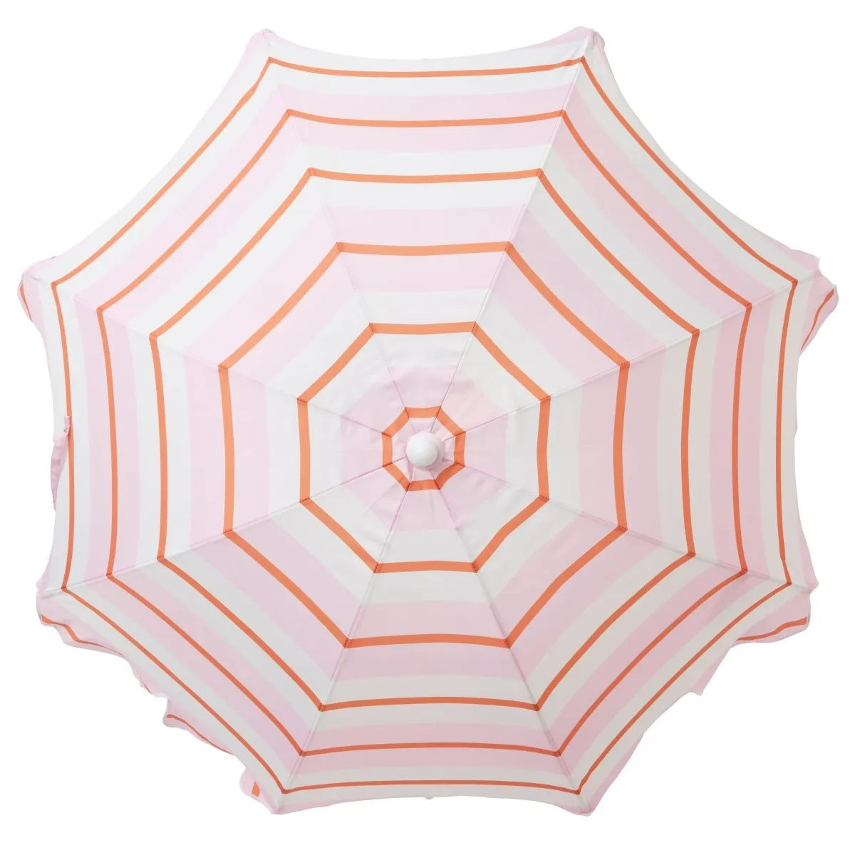 SUNNYLiFE Beach Umbrella Summer Stripe Strawberry Sorbet