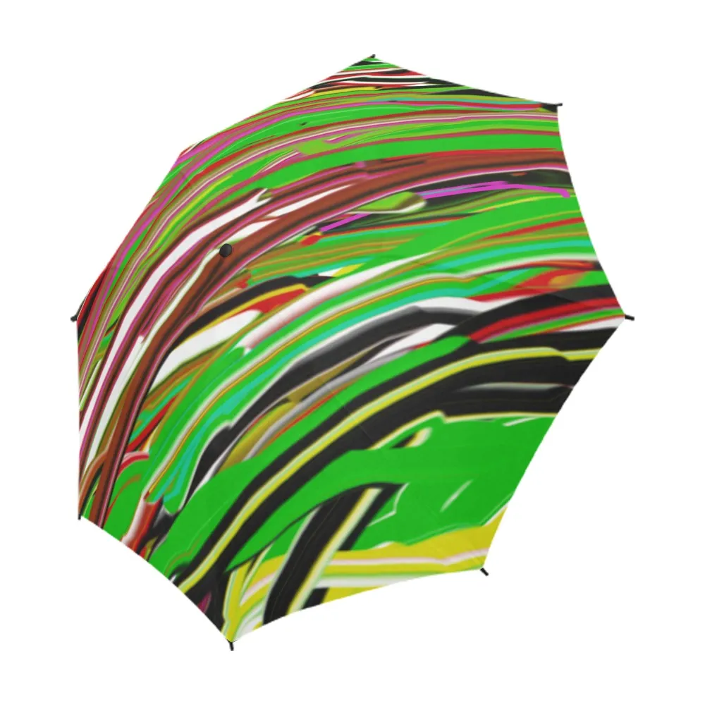 Swirl Umbrella Semi-Automatic Foldable Umbrella (Model U05)