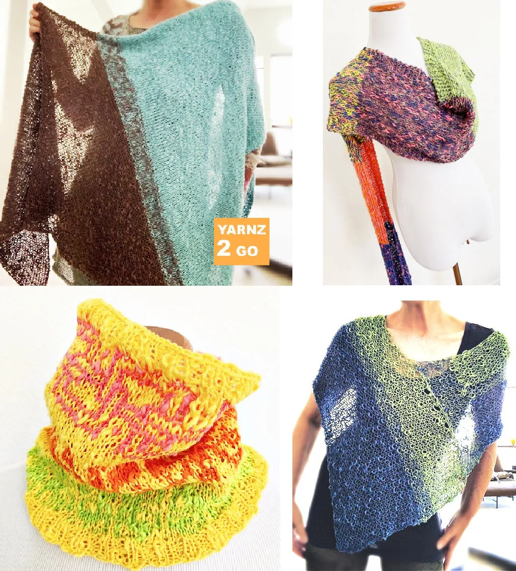 Textured shawls & cowls, e-book