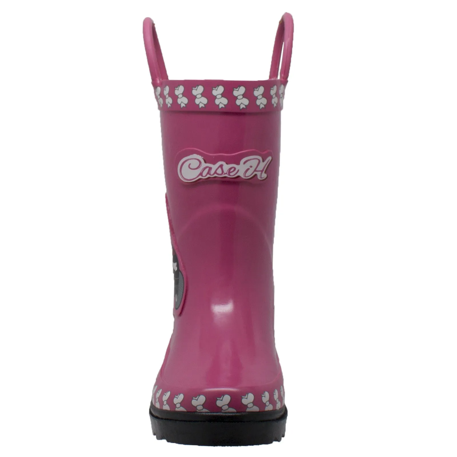 Toddler's 3D "Fern Farmall" Rubber Boot Pink - CI-5004