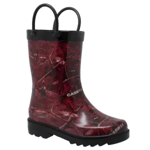 Toddler's Camo Rubber Boot Red - CI-5005