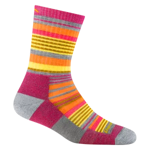 Women's Sierra Stripe Micro Crew  Lightweight Hiking Sock